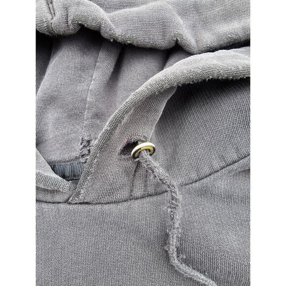 VTG Y2K Nike Silver Tag Vintage Sweatshirt Center Spellout Mens XL Faded Black - Picture 6 of 10